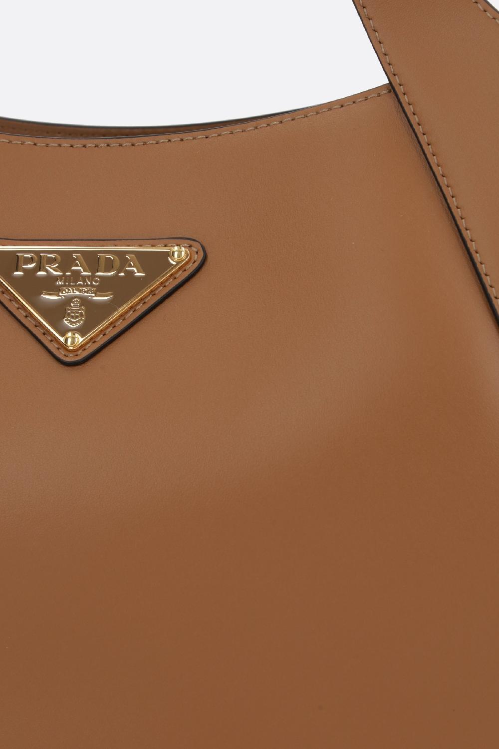 PRADA borsa shopping media in pelle City Hotsell