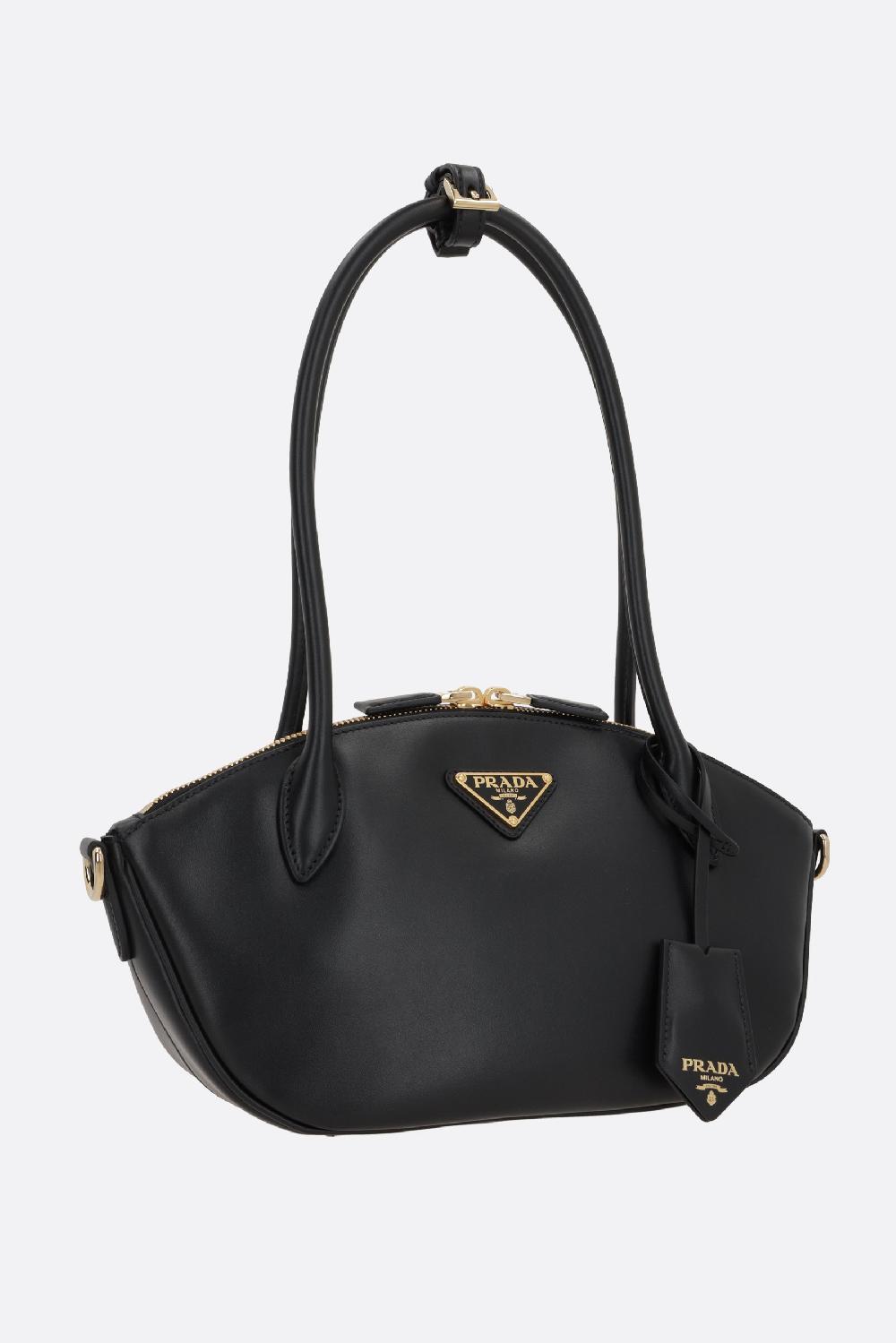 PRADA borsa a mano small in pelle City Vendita Calda
