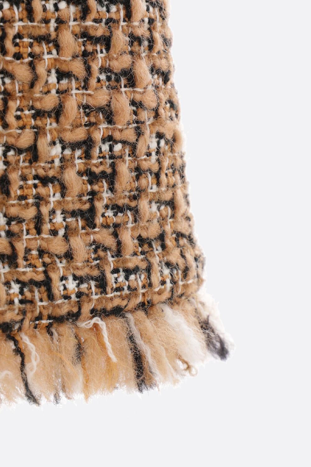 VALENTINO GARAVANI minigonna in Fantasy Tweed Italia