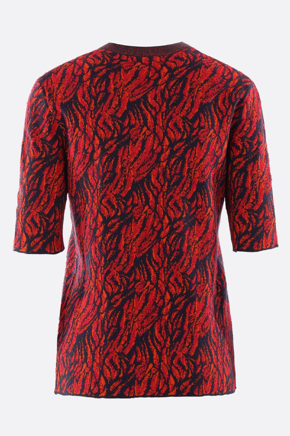 BOTTEGA VENETA pullover a maniche corte in jacquard 2025