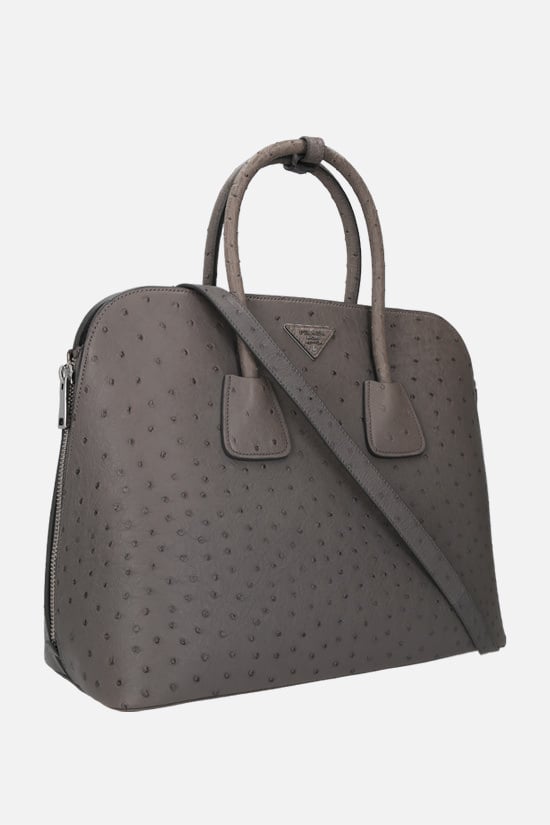PRADA borsa a mano in pelle di struzzo Negozi Online