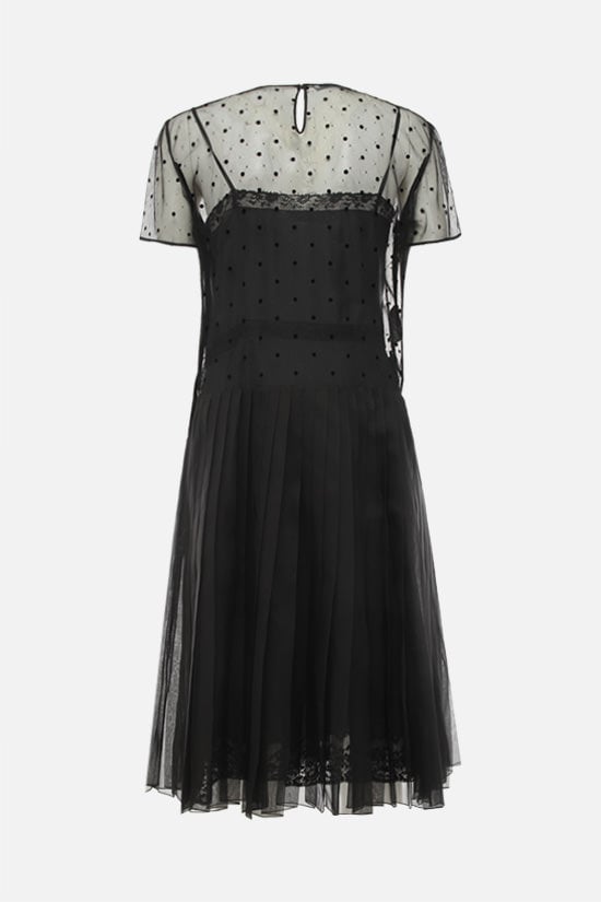 PRADA abito in tulle plumetis e organza Convenienza