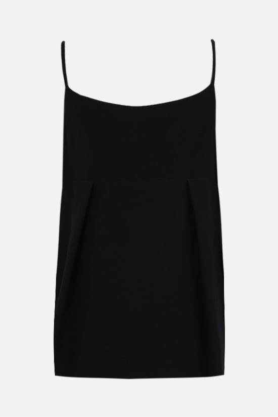 PRADA top in cady con patch gioiello Presa