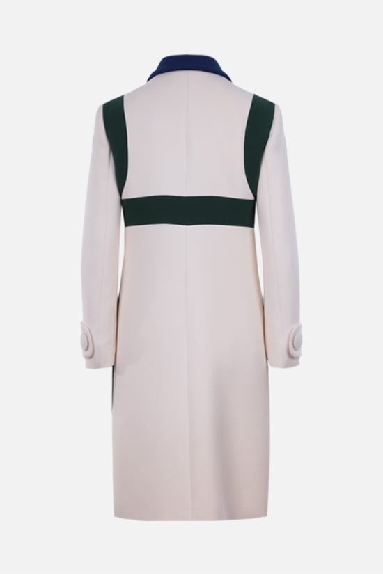 PRADA cappotto monopetto in natté Offerta