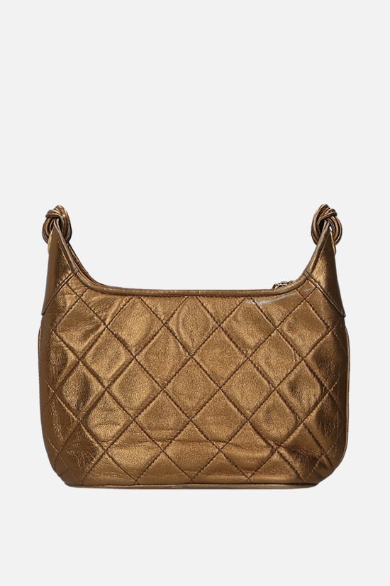 CHANEL VINTAGE WOMAN borsa a spalla in pelle matelassé con dettaglio Doppia C I Più Venduti