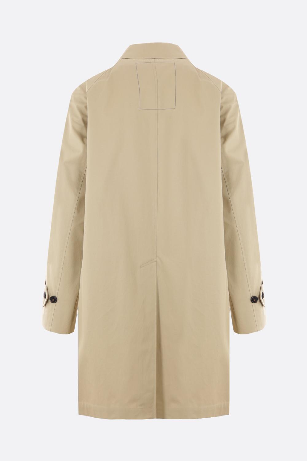 BURBERRY soprabito monopetto in gabardine Qualità