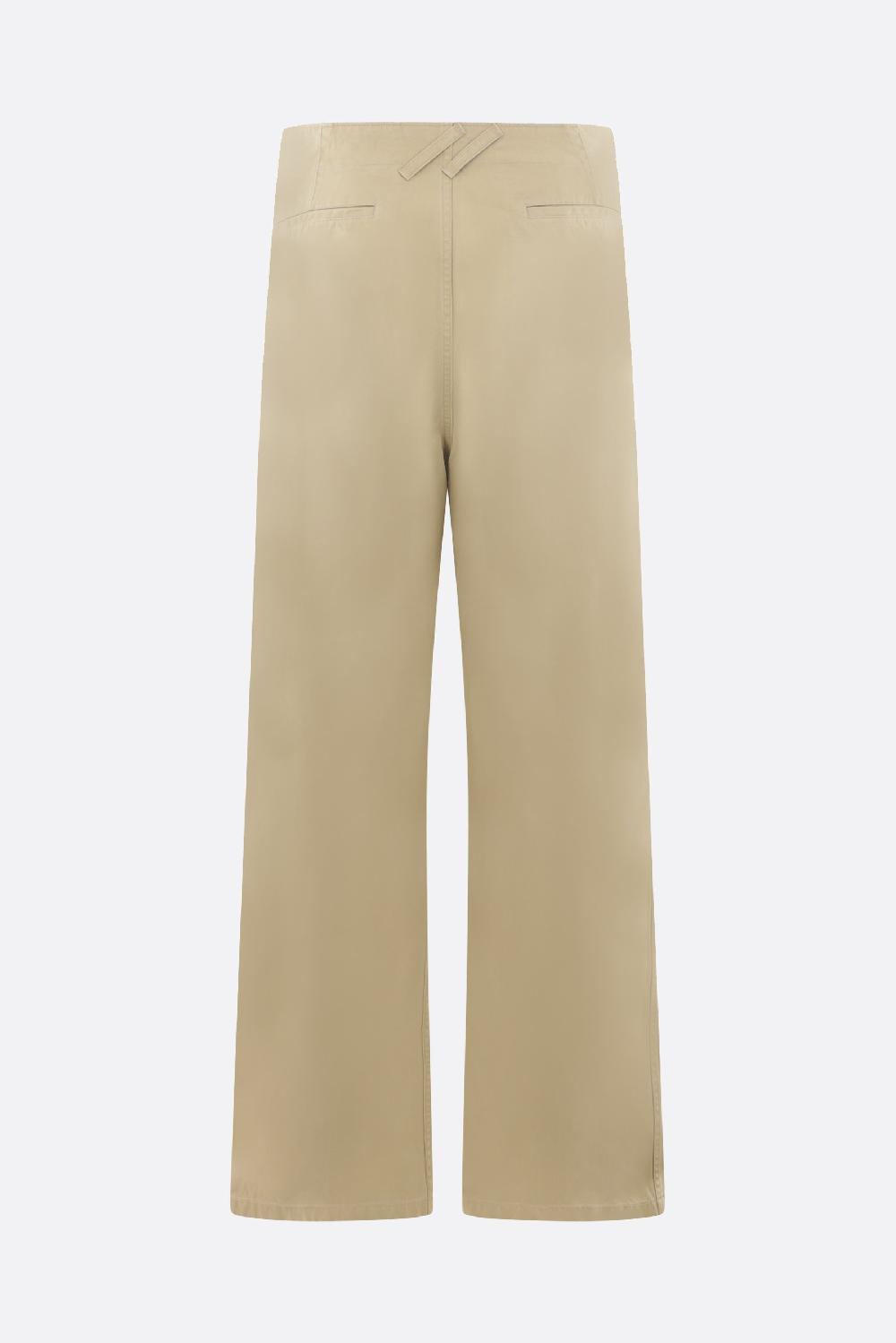 BURBERRY pantalone loose-fit in cotone Promozione Limitata