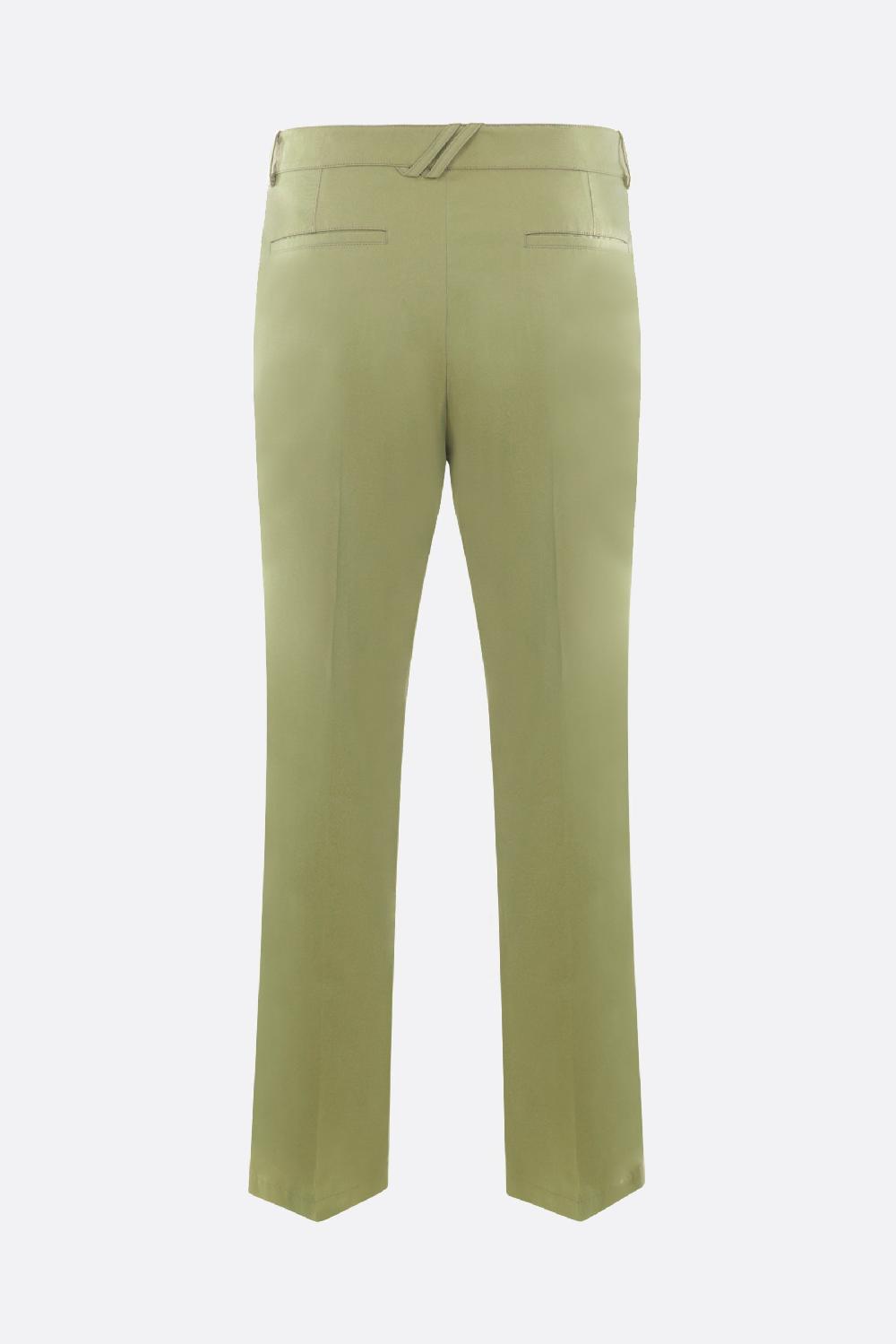 BURBERRY pantalone chino in twill di cotone Fino Al -60%