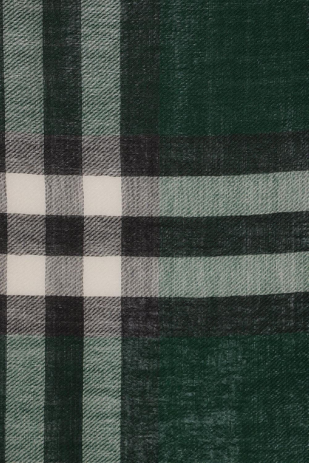 BURBERRY sciarpa in lana Check Convenienza