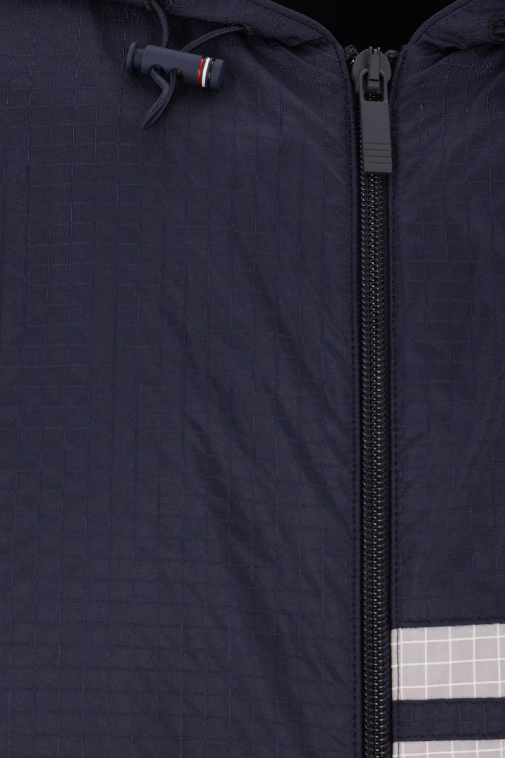 THOM BROWNE giubbotto smanicato in ripstop 4bar Vendita Economica