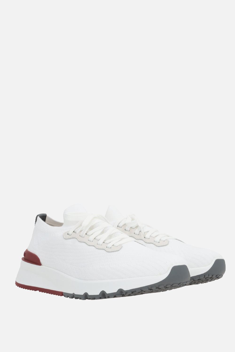 BRUNELLO CUCINELLI sneaker in maglia di cotone Grandi sconti