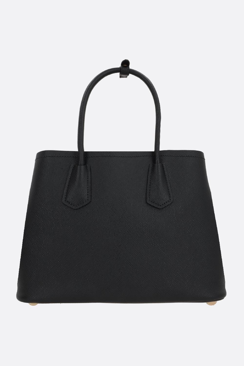 PRADA borsa a mano Prada Double small in pelle Saffiano Super sconto
