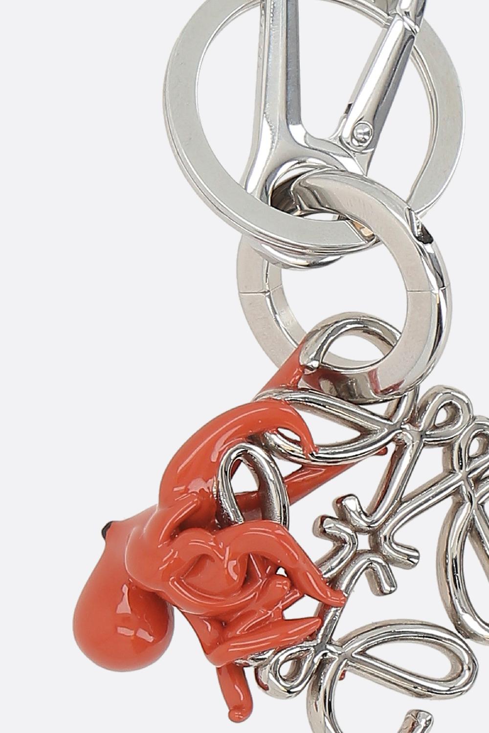 LOEWE portachiavi Octopus in ottone Nuovo
