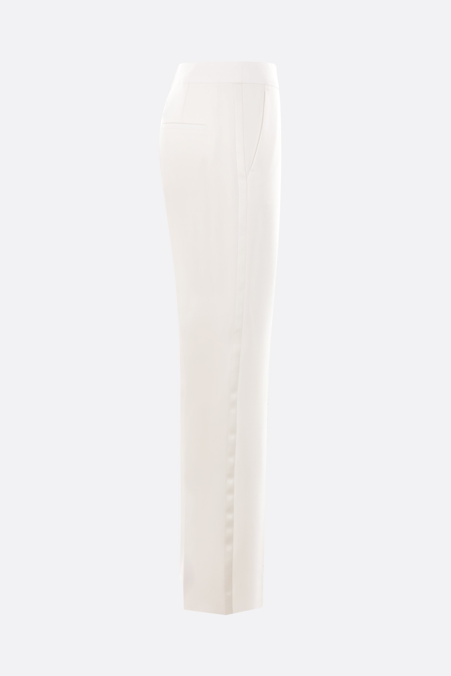 MAX MARA pantalone smoking Idoneo in crepe Saldi Di Fabbrica