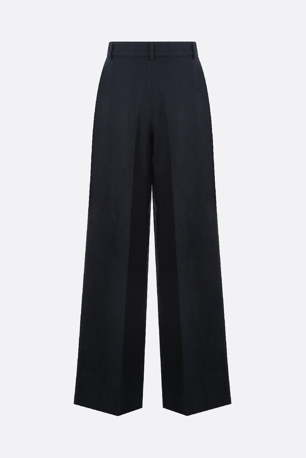 ASPESI pantalone a gamba larga in bull denim Moda