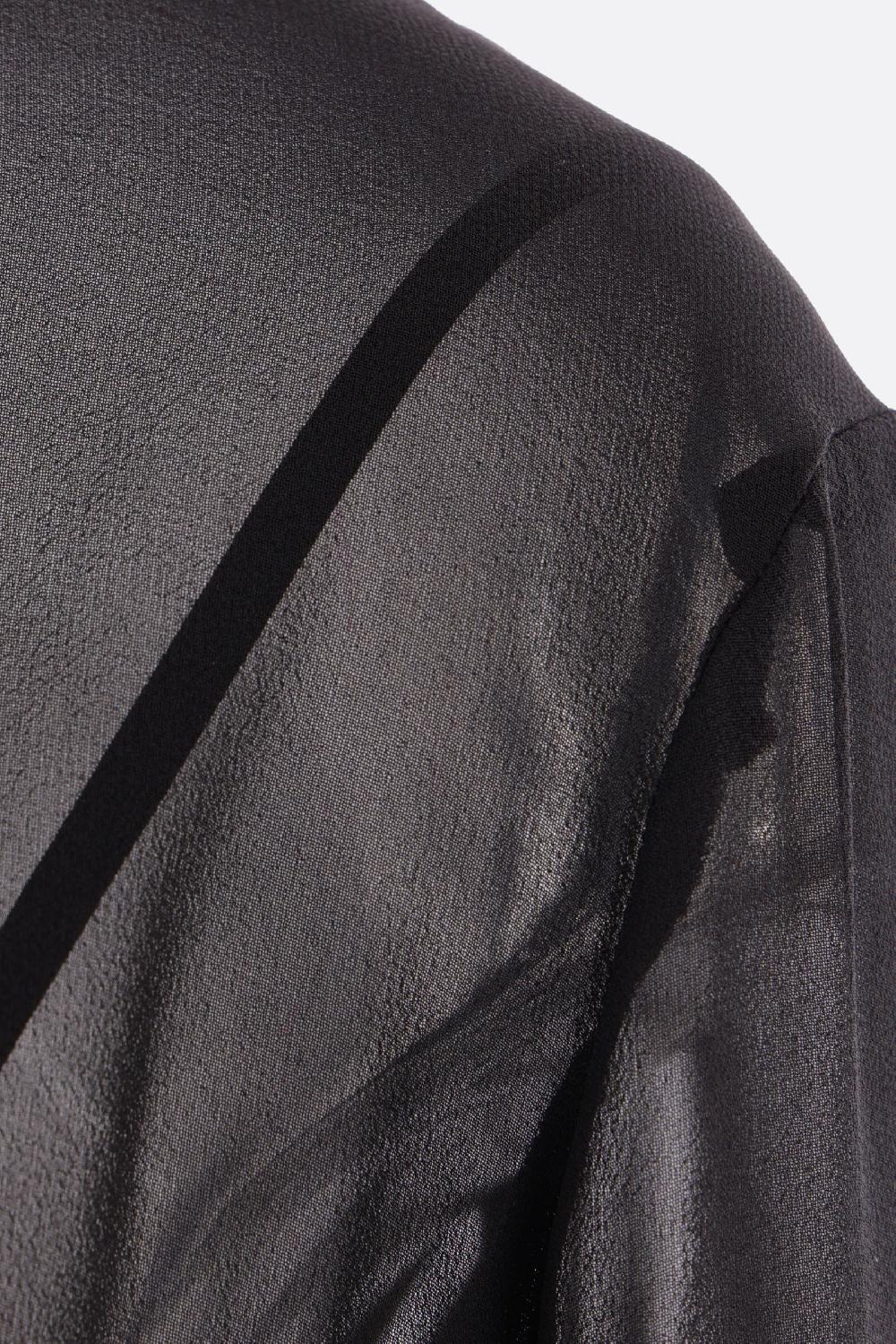 MAX MARA blusa Strano in georgette Enormi risparmi