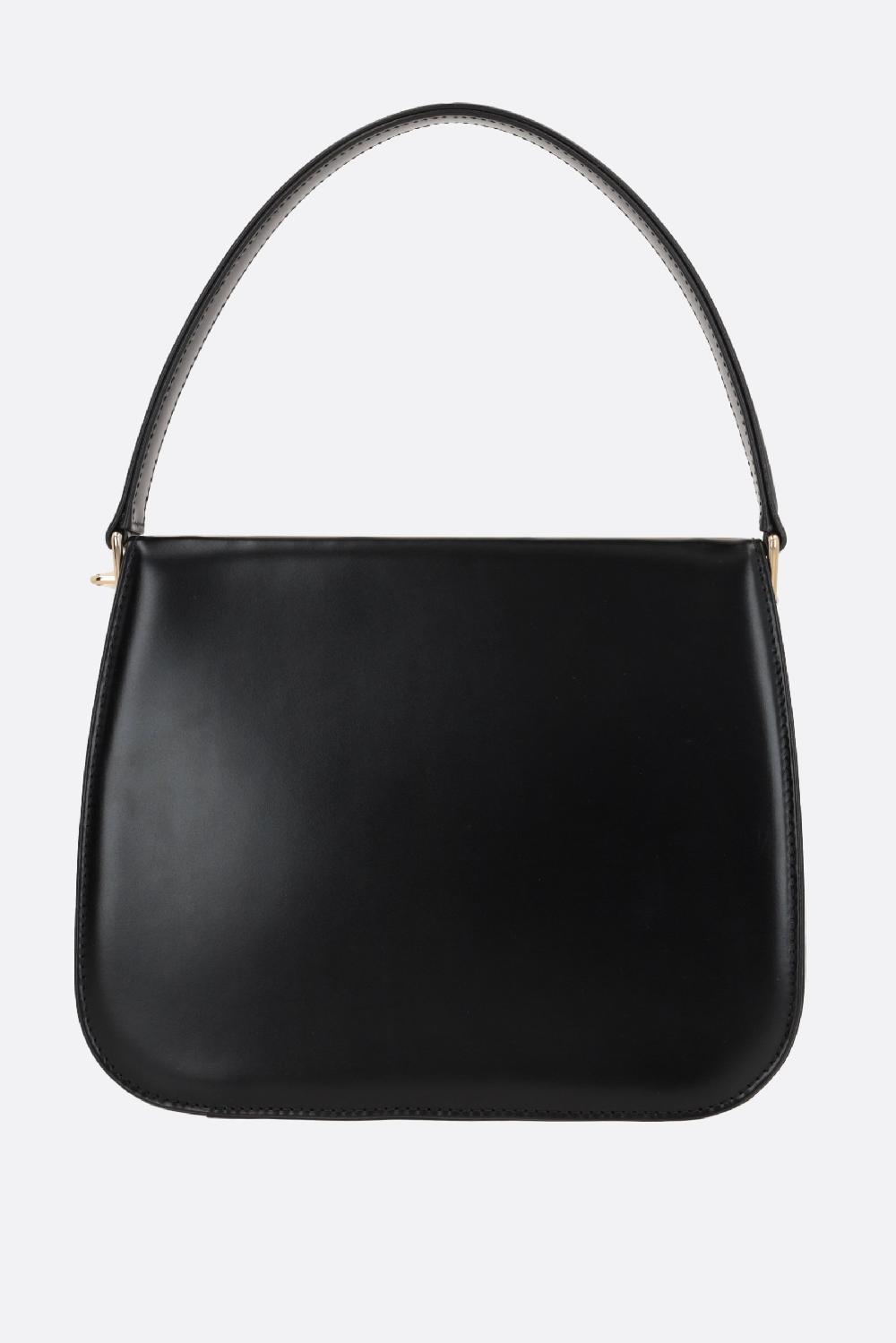 FERRAGAMO borsa a mano New Frame in pelle liscia Ultimi due giorni