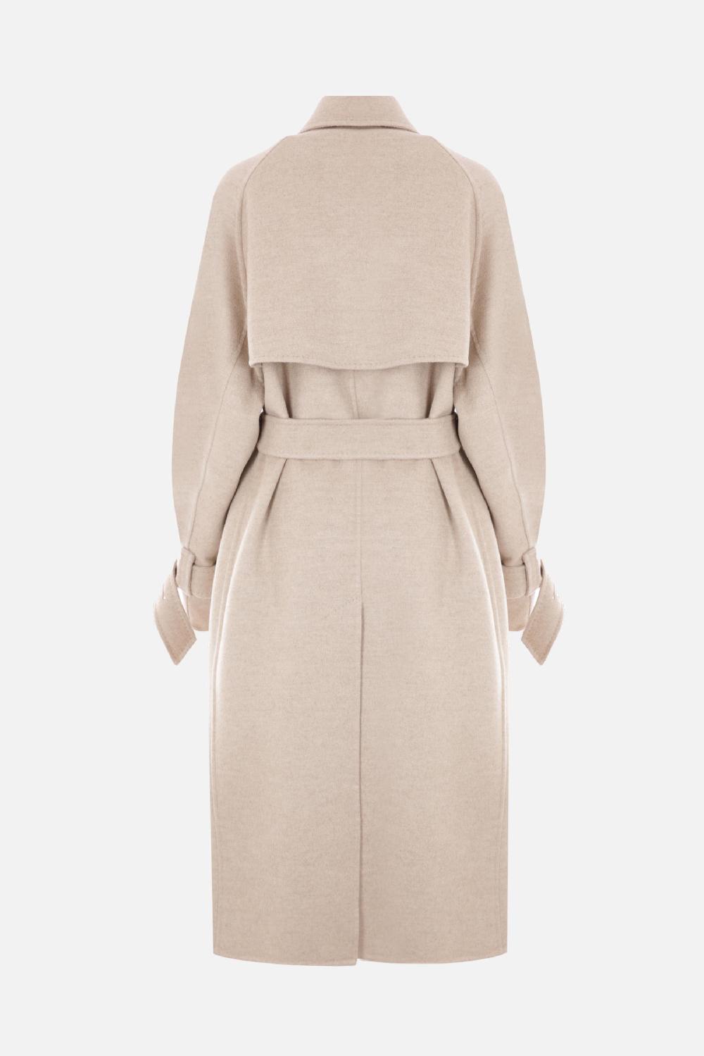 MAX MARA ATELIER cappotto doppiopetto Falcone in cashmere Esporta salva