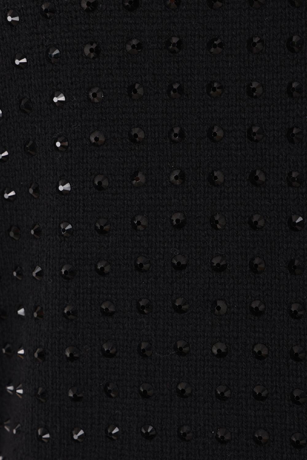 SPORTMAX pullover Uta in misto lana con strass Black Friday Prezzi