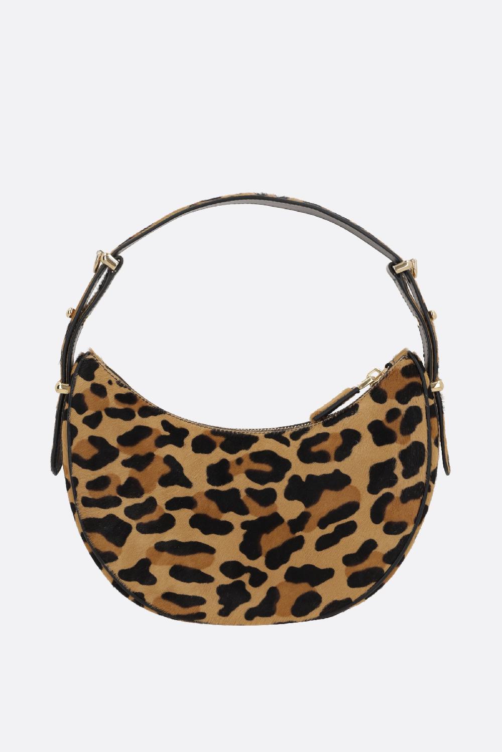 PRADA borsa a spalla Prada Arqué in cavallino stampa leopardo Fino Al -60%