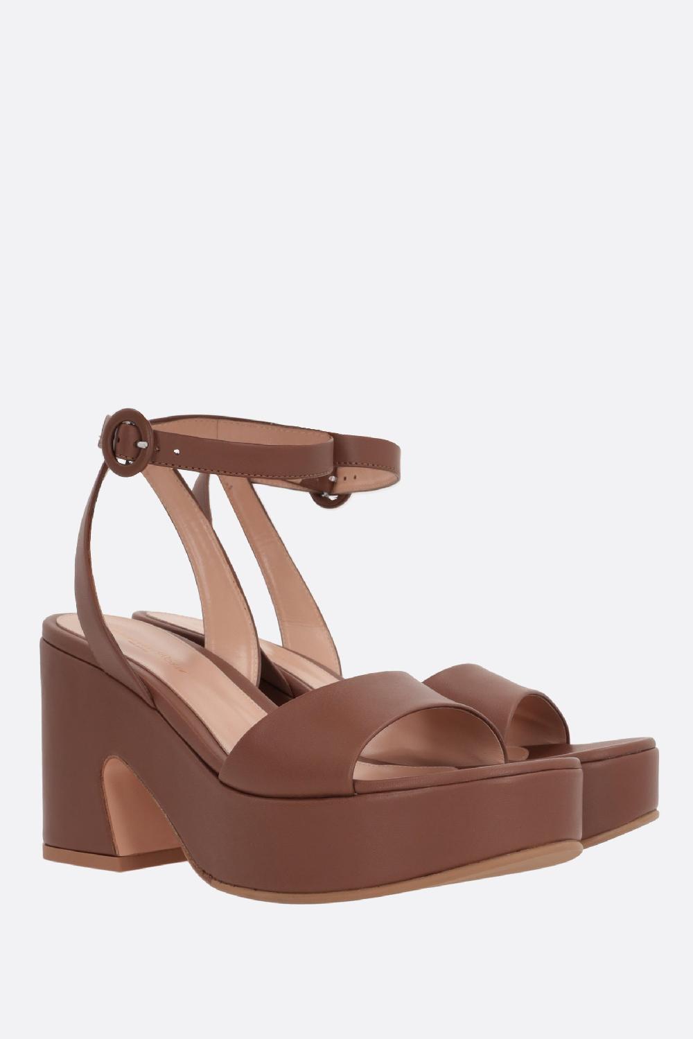 GIANVITO ROSSI sandalo platform Alma in nappa Qualità Garantita
