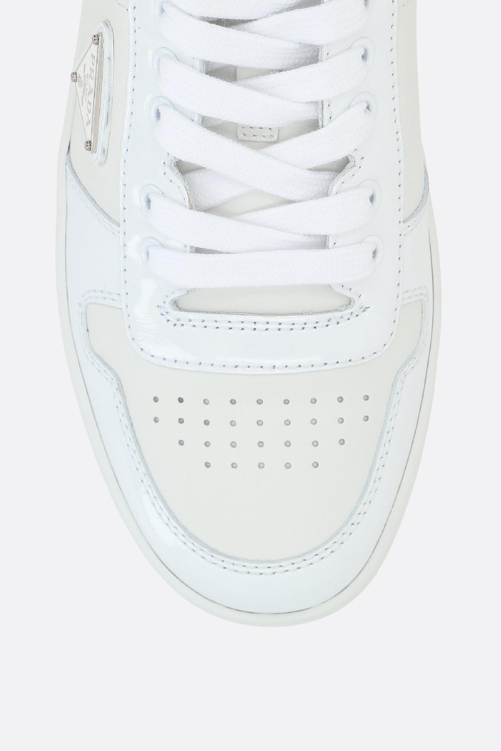 PRADA sneaker Downtown in pelle liscia e naplak Enormi sconti