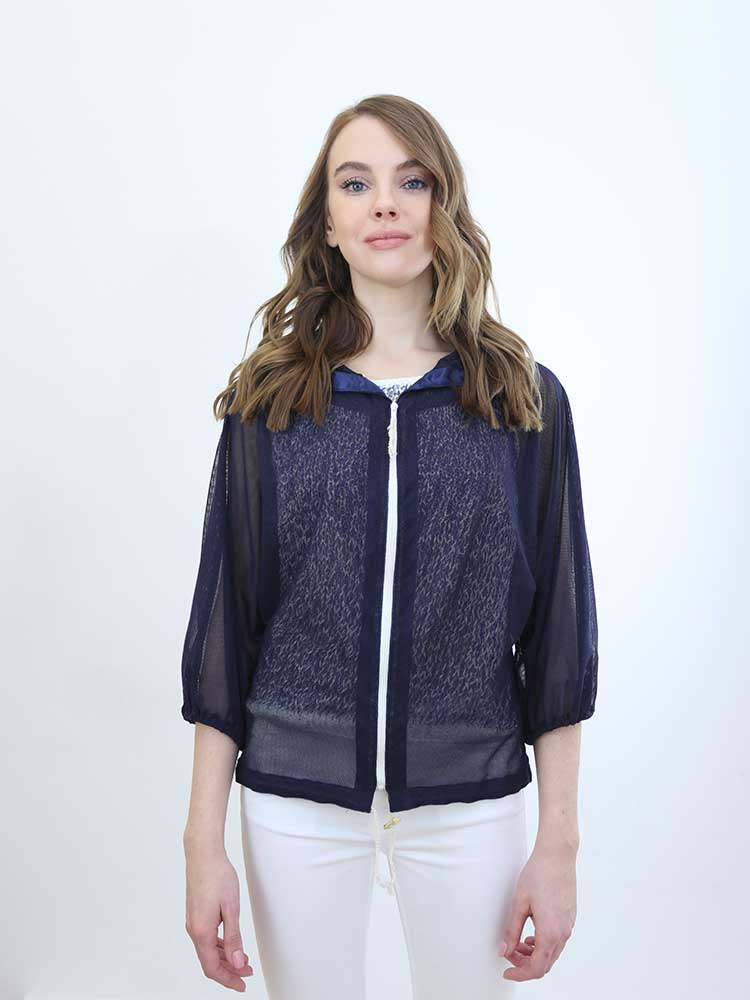 Tricot à Porter BOMBER IN RETE Offerta
