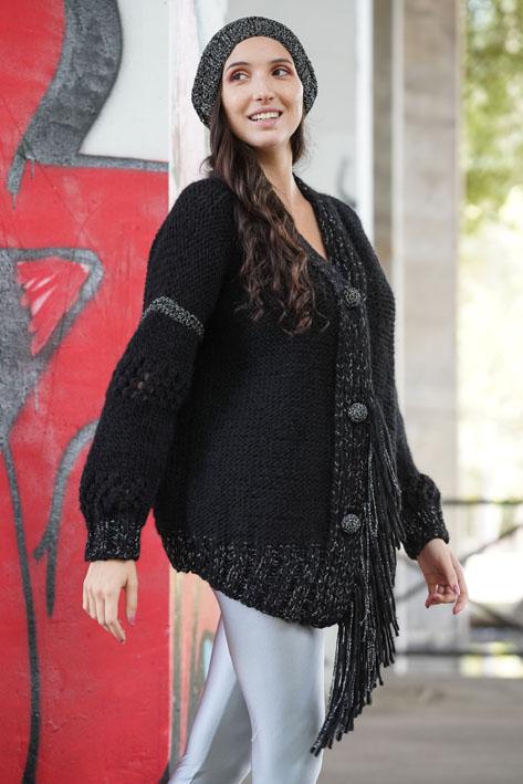 Tricot à Porter Asymmetrical cardigan In Vendita