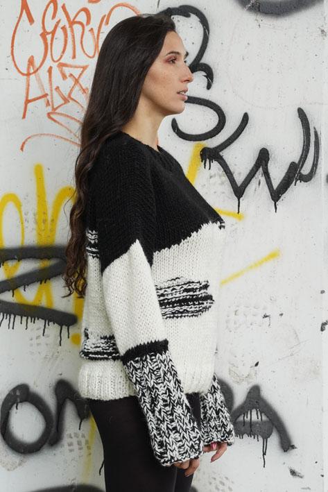 Tricot à Porter Bicolor melange spot Hotsell