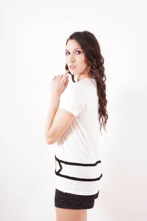 Tricot à Porter Belt t-shirt Nuova