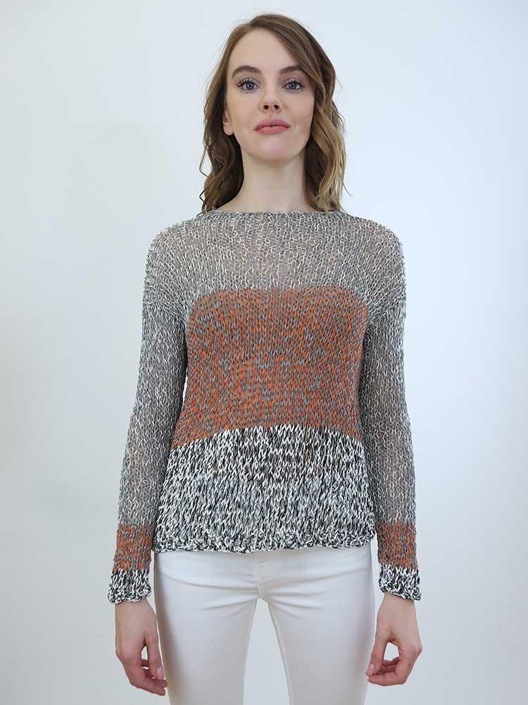 Tricot à Porter MAGLIA TRAFORATA SCOLLO GIRO Hotsell