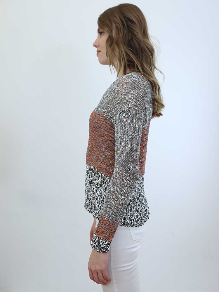 Tricot à Porter MAGLIA TRAFORATA SCOLLO GIRO Hotsell