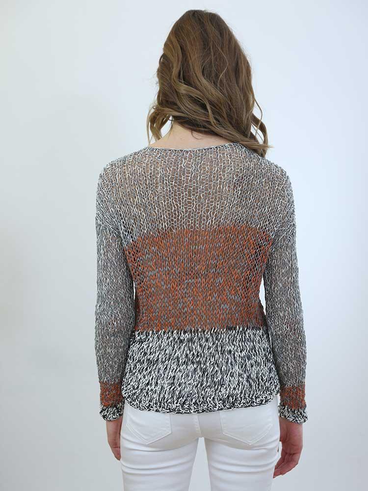 Tricot à Porter MAGLIA TRAFORATA SCOLLO GIRO Hotsell