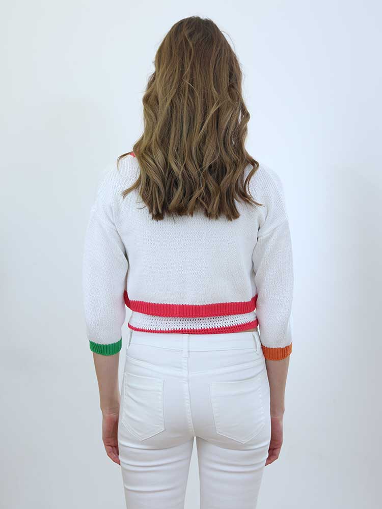 Tricot à Porter MINI CARDIGAN CROPPED Vendita Calda