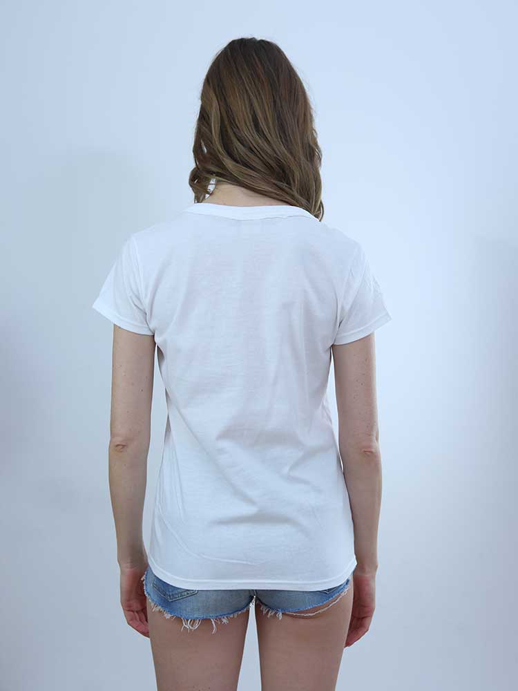 Tricot à Porter T-SHIRT CON FRANGE IN JERSEY In Saldo