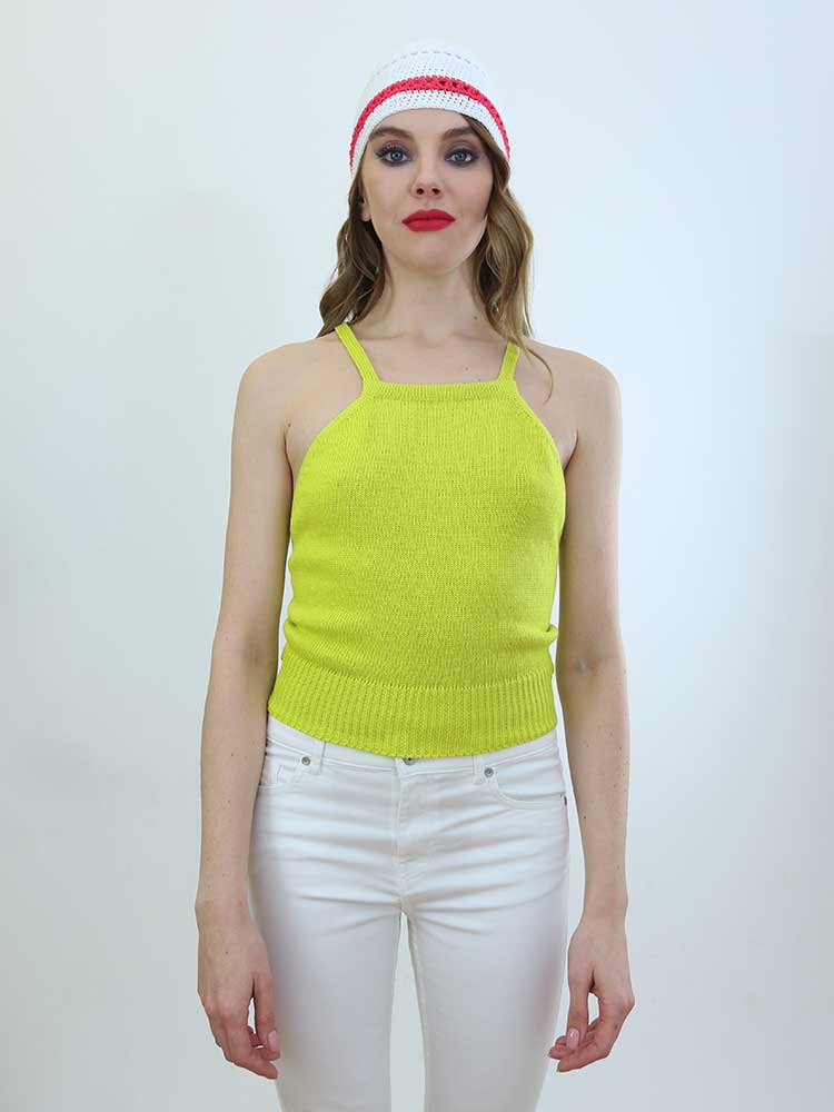 Tricot à Porter TOP INCROCIATO SCHIENA In Linea