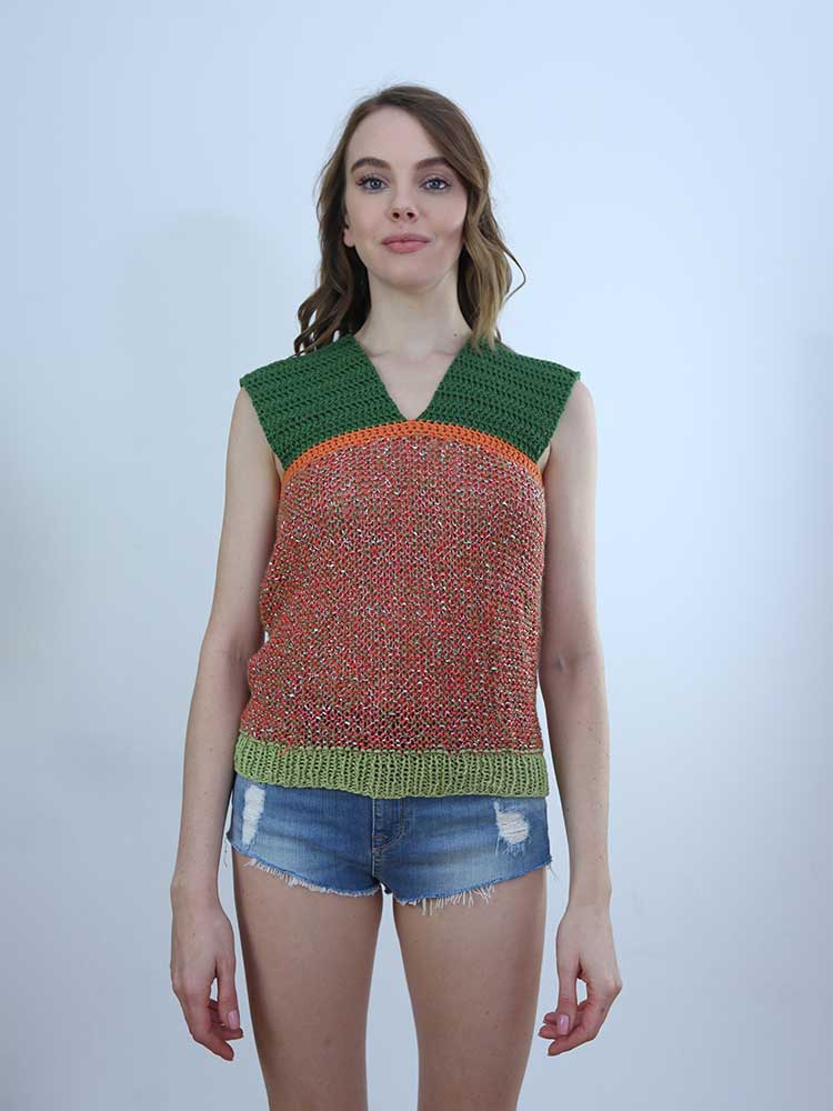 Tricot à Porter TOP SPALLA LARGA SCOLLO V Vendita