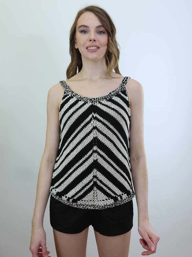 Tricot à Porter TOP SPALLINA OPTICAL Promozione