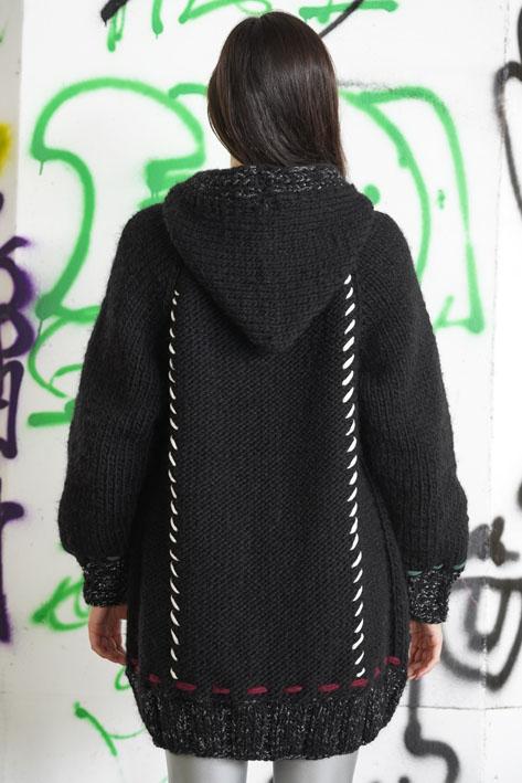 Tricot à Porter Coat lurex pocket Acquista Ora