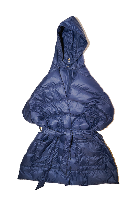 Tricot à Porter Stola piumino con cappuccio Offerta
