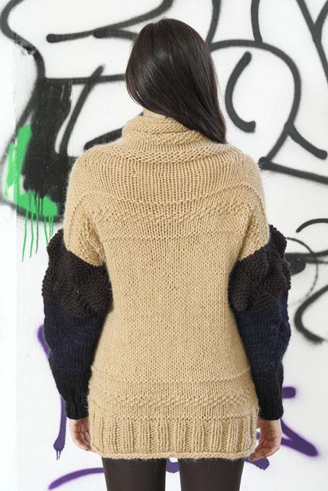 Tricot à Porter Sweater bicolor In Vendita
