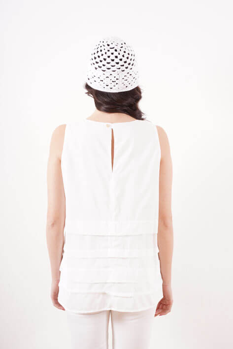 Tricot à Porter Pleated shirt Fino al 50% di sconto