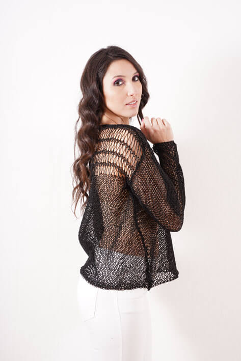 Tricot à Porter Spiderweb long sleev In Vendita