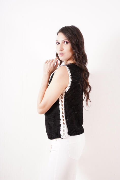 Tricot à Porter Squiggle top Hotsell