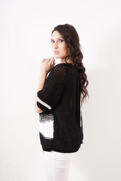 Tricot à Porter Sweater flake Vendita Economica