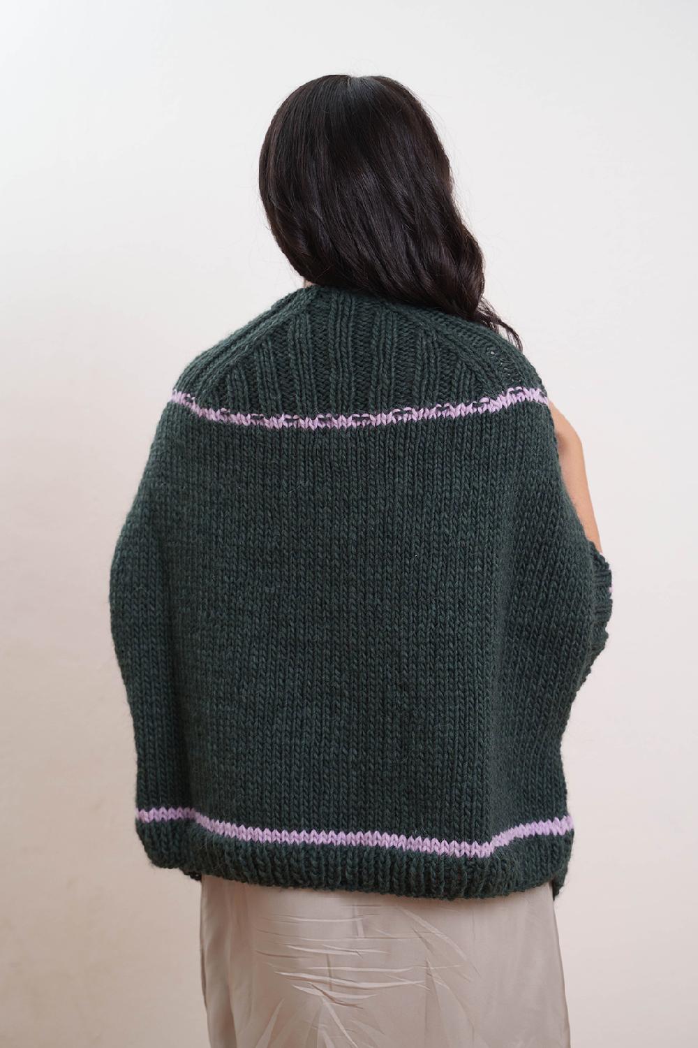 Tricot à Porter Poncho Economico