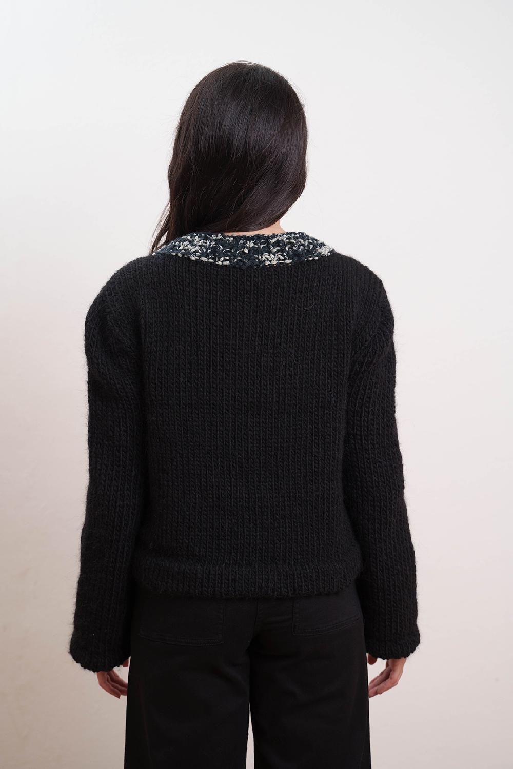 Tricot à Porter Maglia giro cube tasche Hotsell