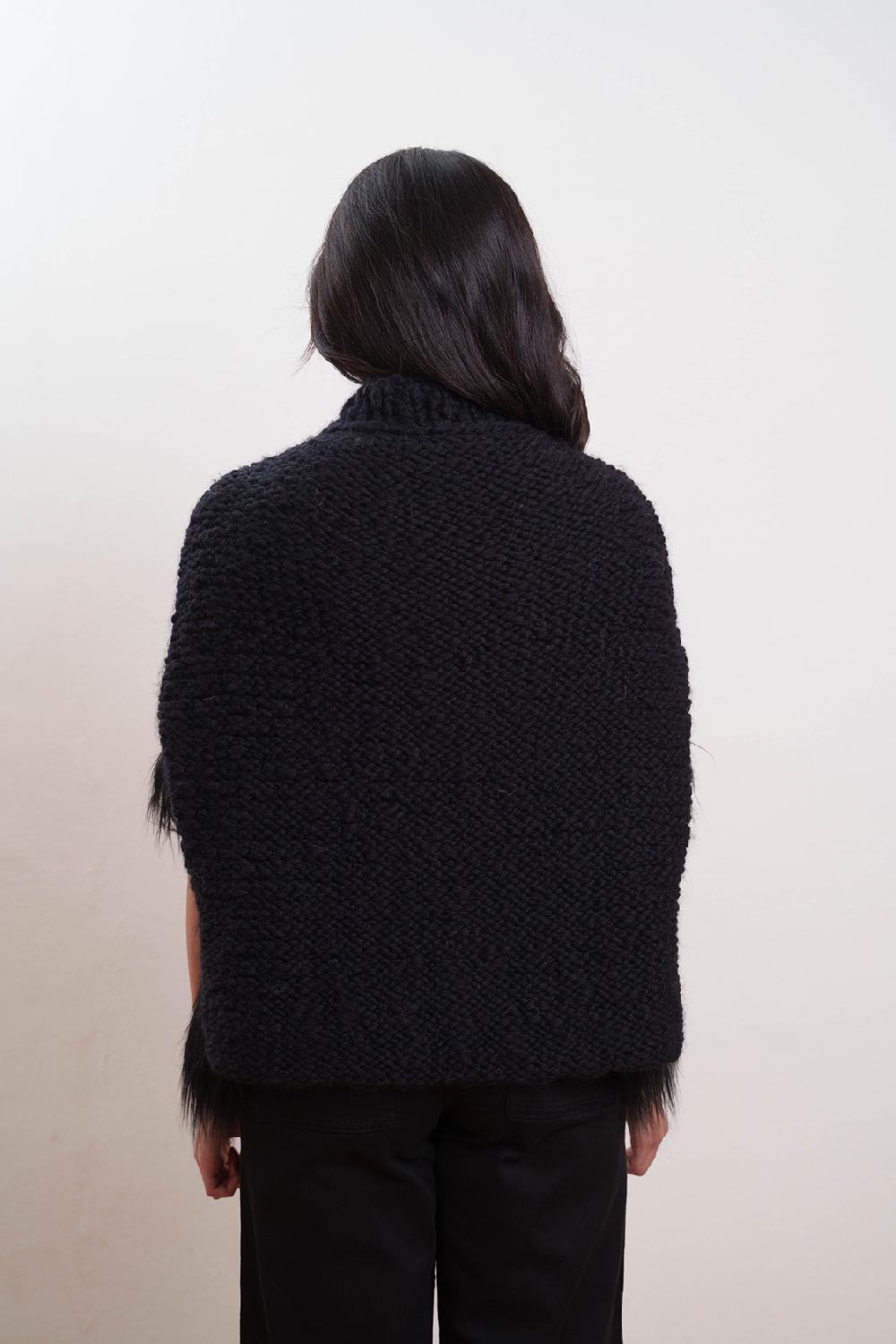 Tricot à Porter Poncho pelo Saldi Di Fabbrica