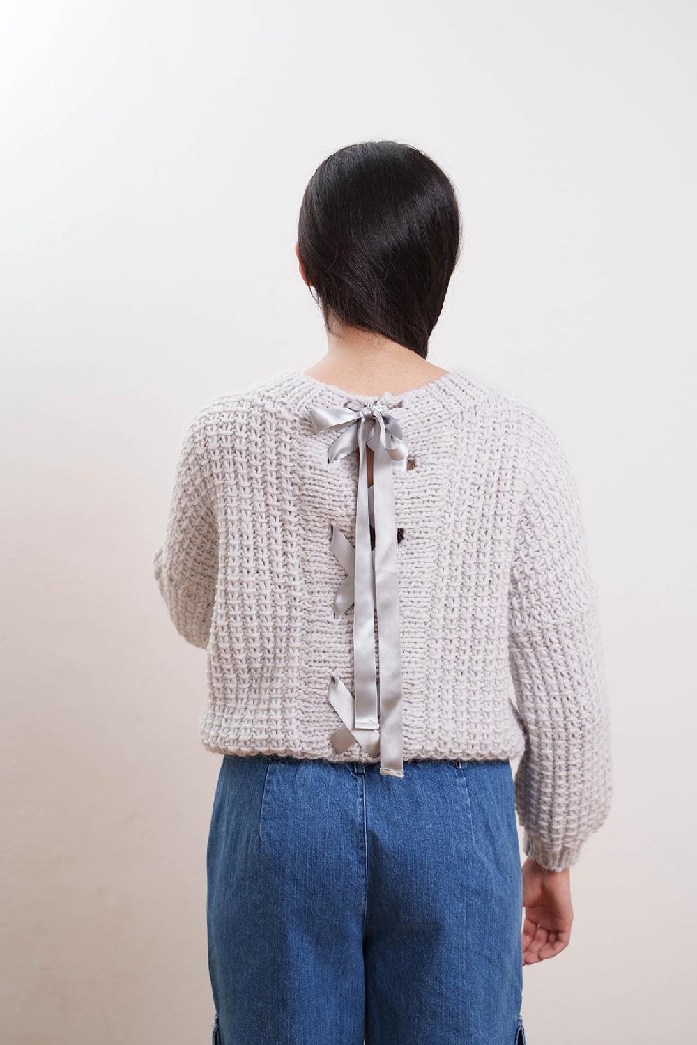 Tricot à Porter Maglia raso schiena Nuova