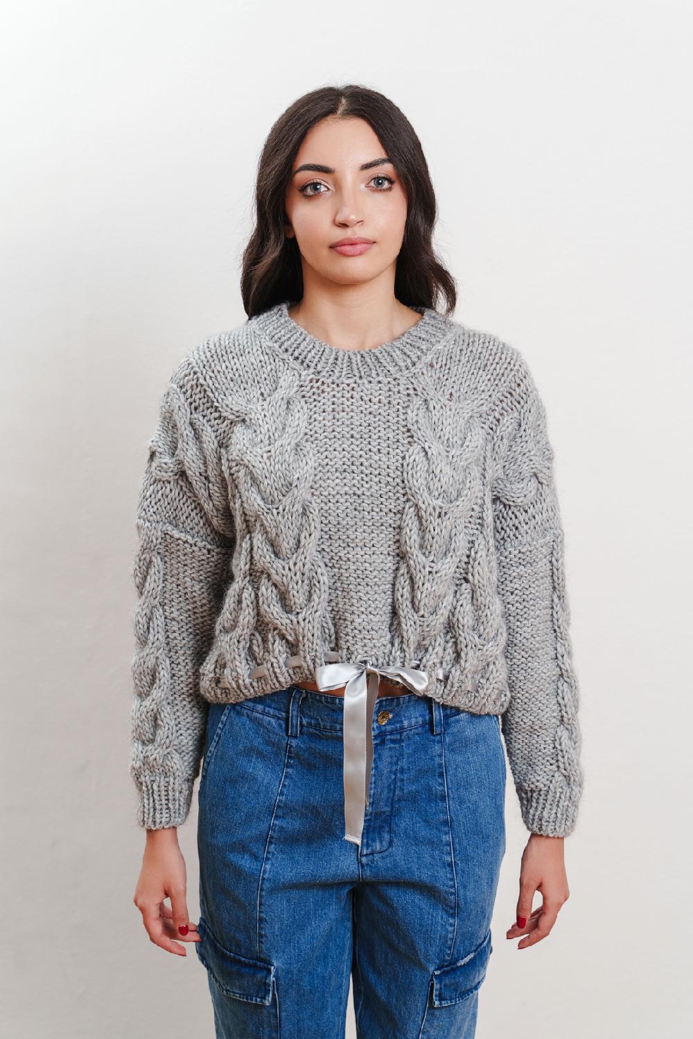Tricot à Porter Maglia trecce Moda